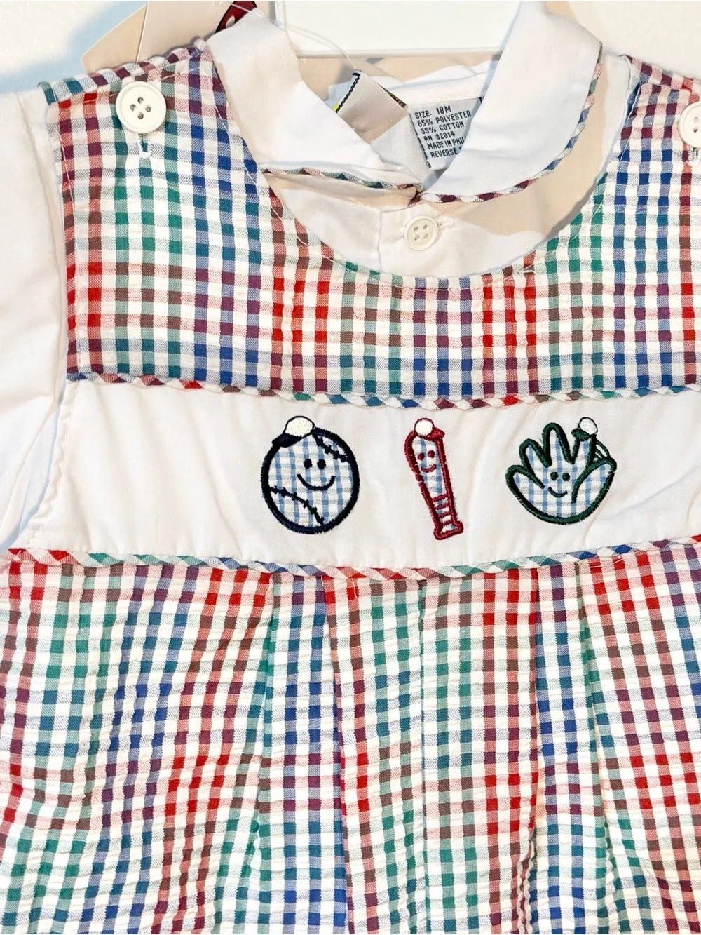 vintage good kidz shortall multicolor